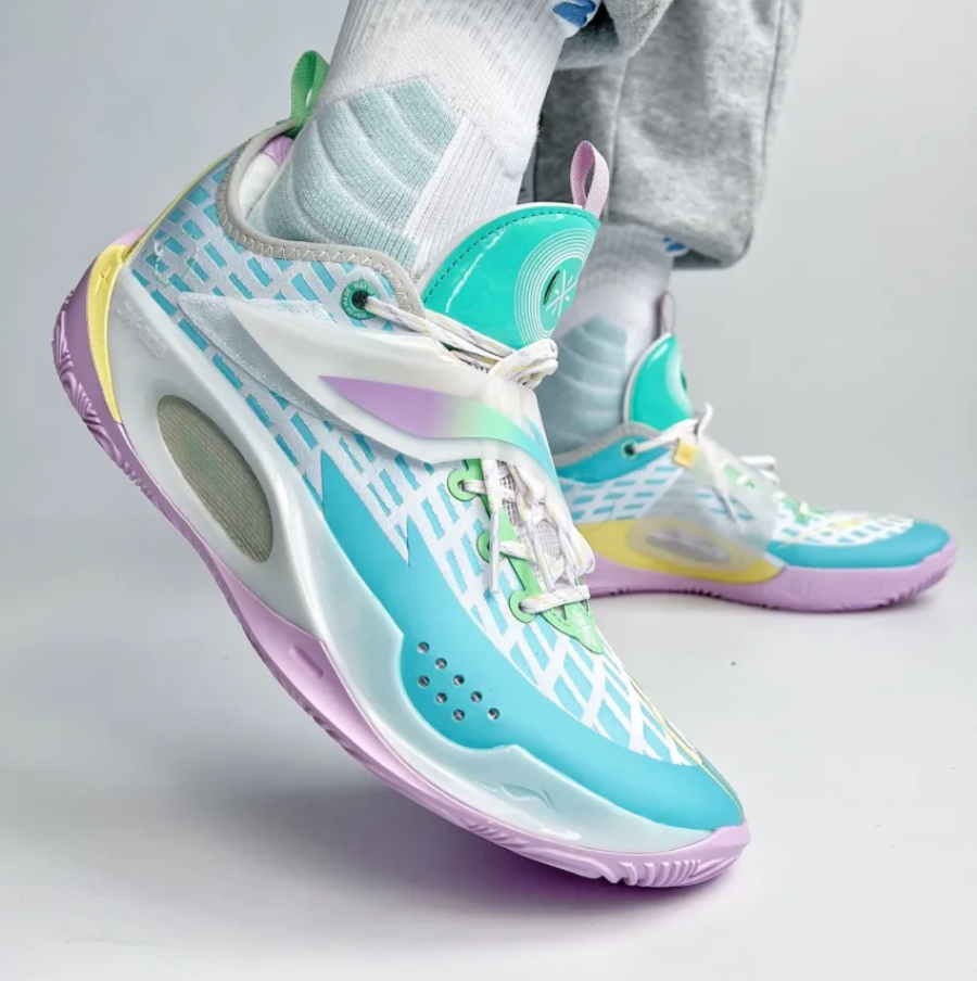 Giày Li-Ning Wade 808 'White Blue' ABPT017-1 - Ảnh 6