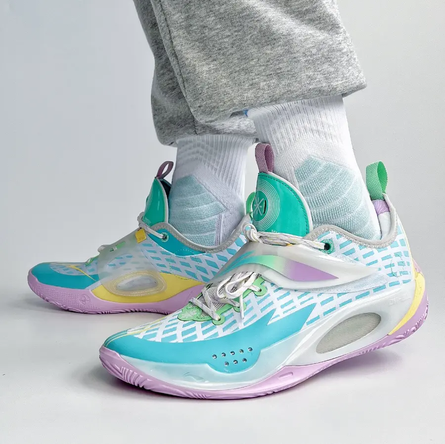 Giày Li-Ning Wade 808 'White Blue' ABPT017-1 - Ảnh 5
