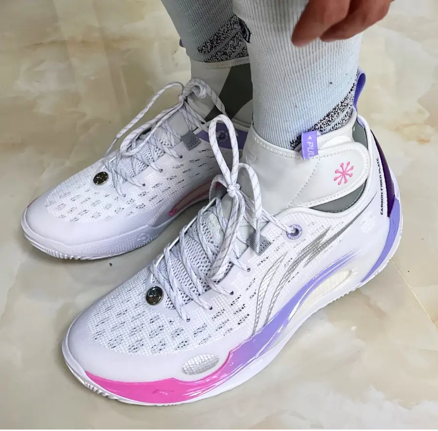 Giày Li-Ning Wade 808 'White Purple' ABAT007-1 - Ảnh 3