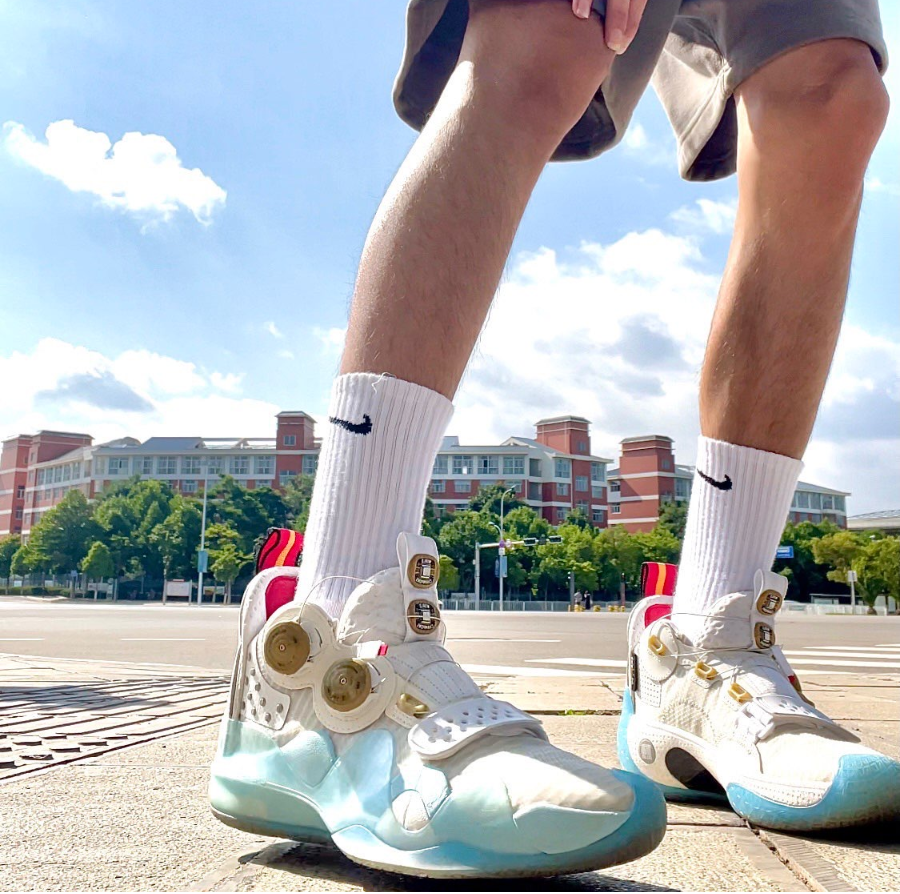 Giày Li-Ning WOW8 'White' ABEP001-4 - Ảnh 5