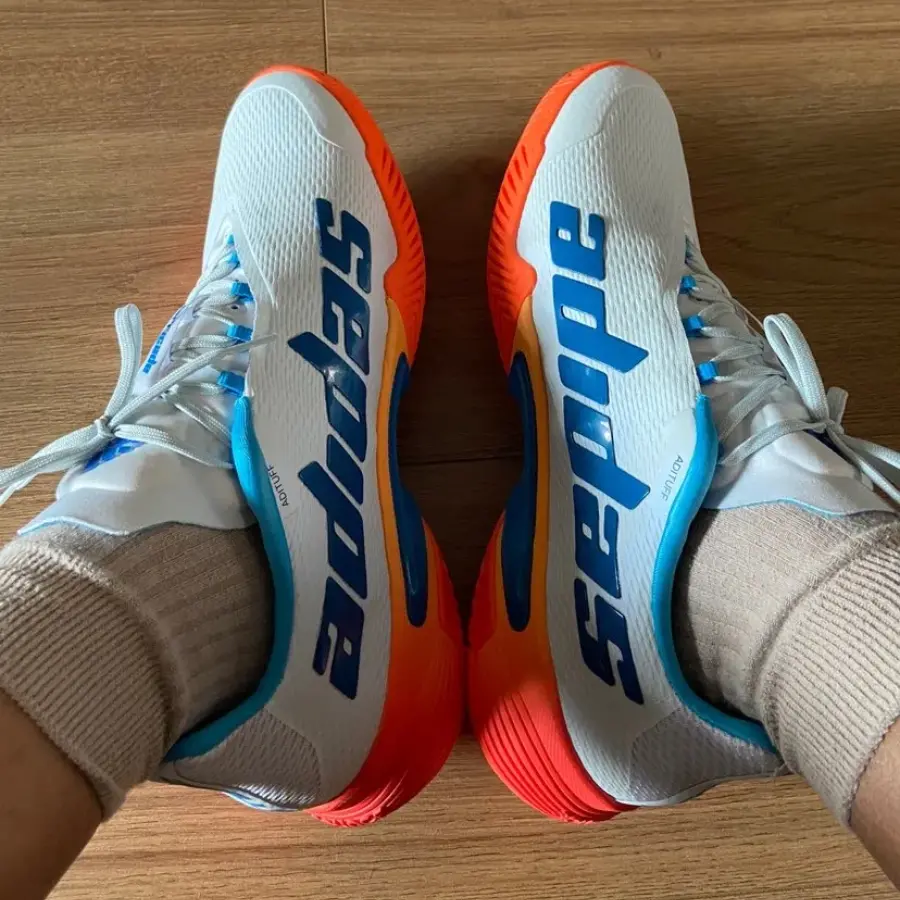 Giày Adidas Barricade 'White Blue Tint' GW2963 - Ảnh 3