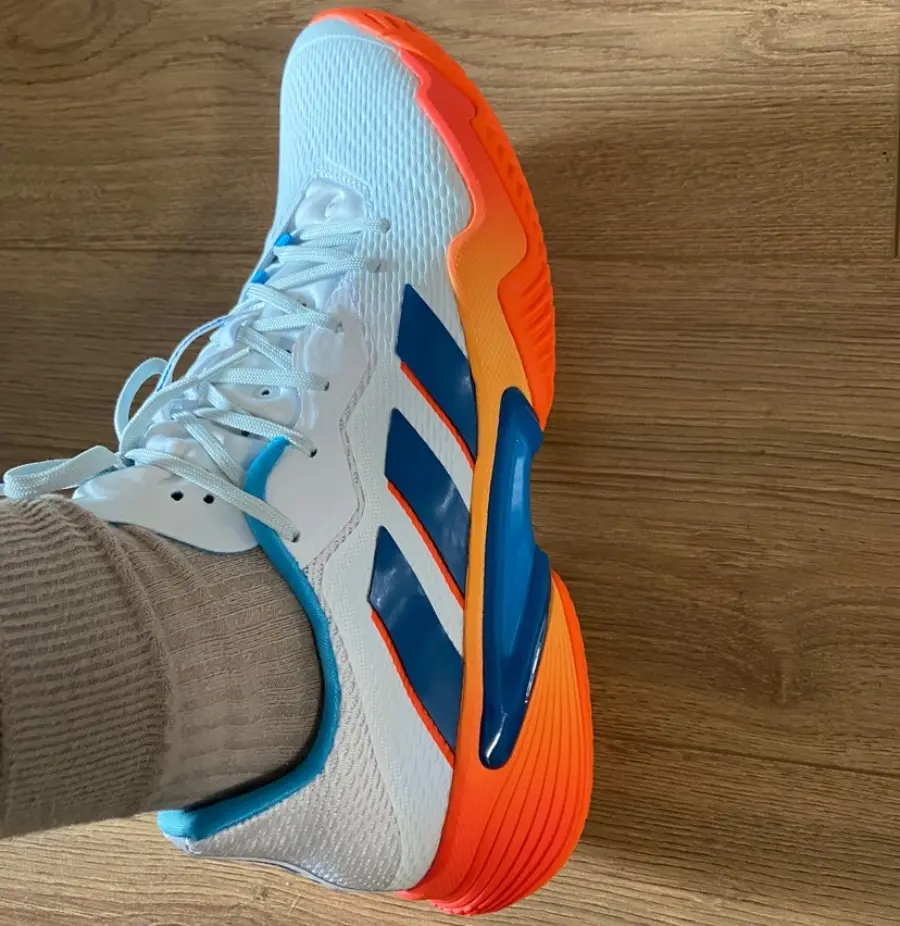Alternative view of Giày Adidas Barricade 'White Blue Tint' GW2963