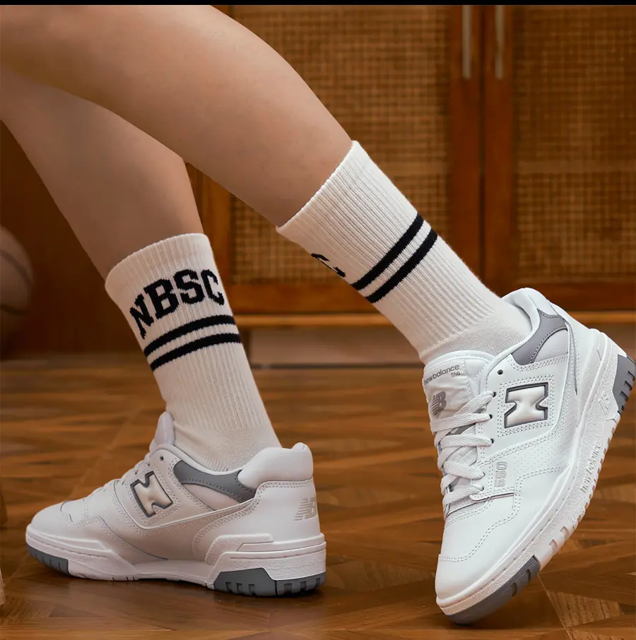 Giày New Balance 550 'White Grey' BB550SWA - Ảnh 5