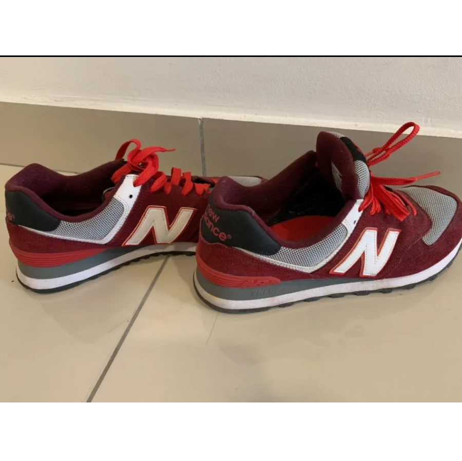 Giày New Balance ML574CRB 'Oxblood Velocity Red' ML574CRB - Ảnh 4