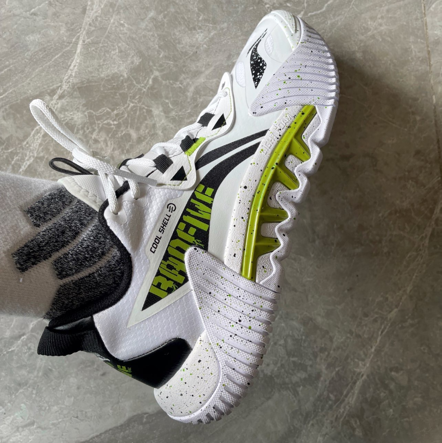 Giày LiNing Wu 2.5 'White Black Green' ABFS001-4 - Ảnh 5