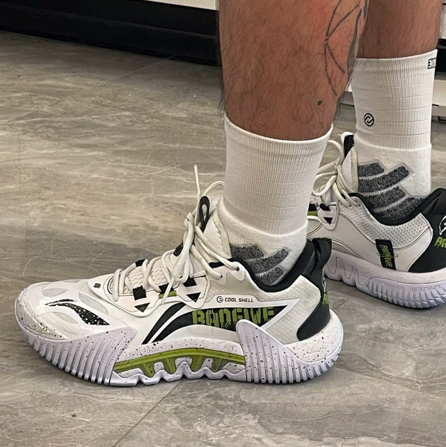 Giày LiNing Wu 2.5 'White Black Green' ABFS001-4 - Ảnh 2