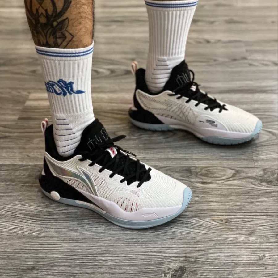 Giày LiNing Yushuai 'White Black' ABAS007-1 - Ảnh 5