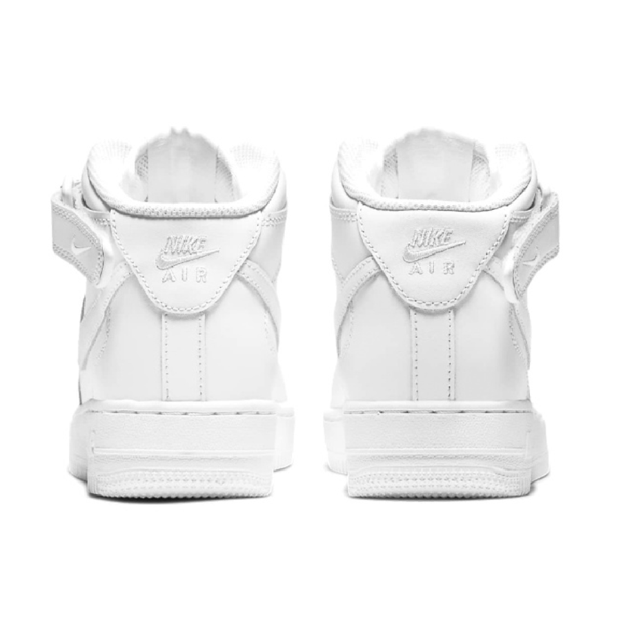 Giày Nike Air Force 1 Mid LE GS 'Triple White' DH2933 111 - Ảnh 6