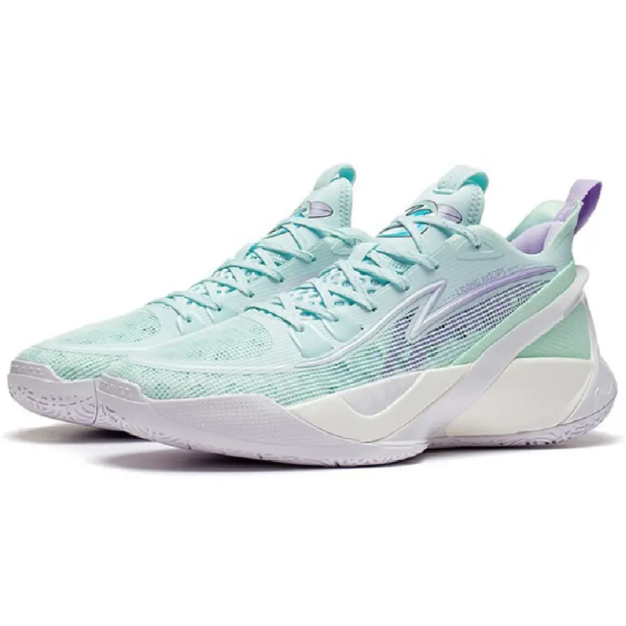Giày LiNing Sonic 10V2 'Water Blue' ABAS057-3 - Ảnh 4