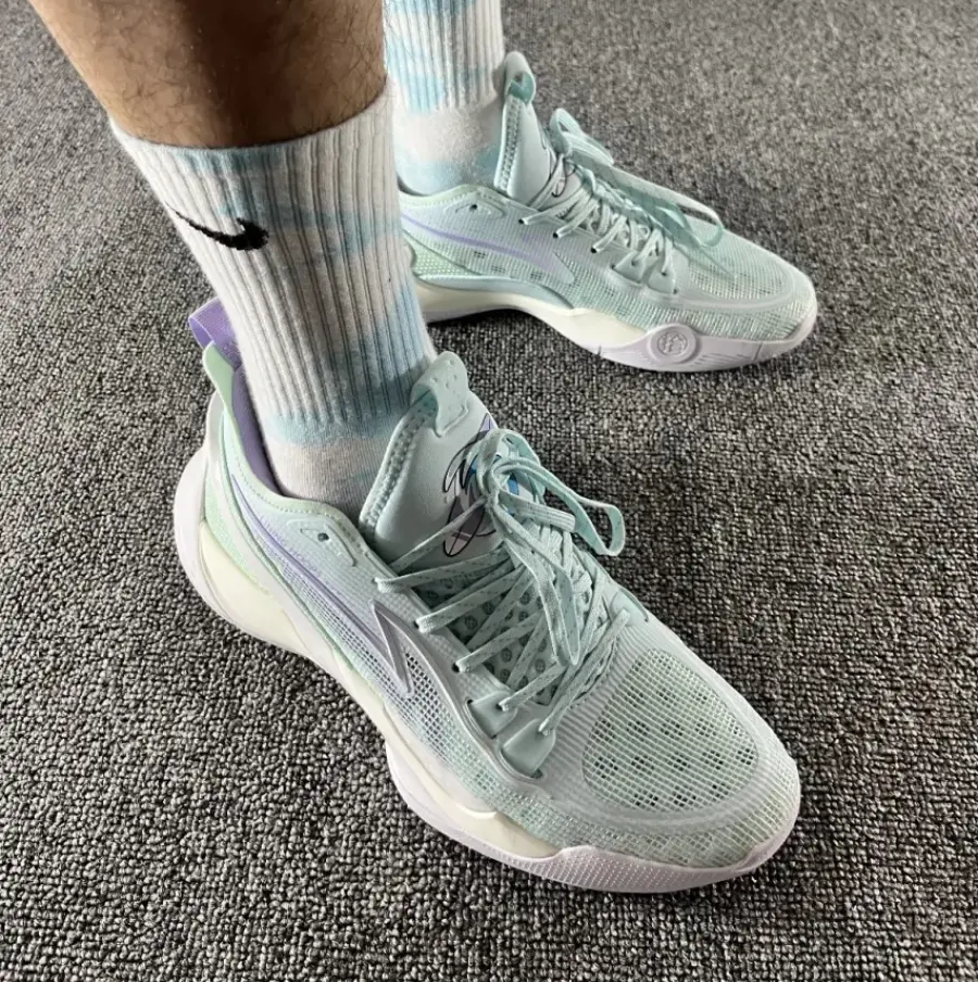 Giày LiNing Sonic 10V2 'Water Blue' ABAS057-3 - Ảnh 5