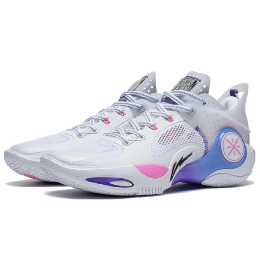 Giày LiNing Fission 8 'White Blue Purple' ABPT029-11 - Ảnh 3