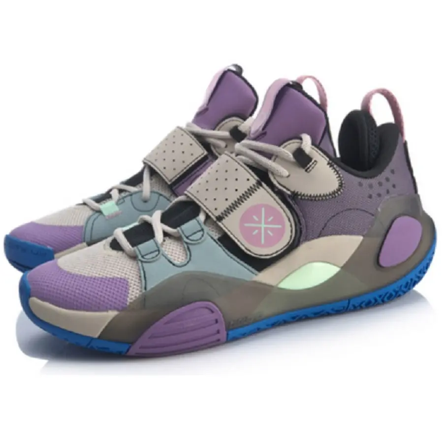 Alternative view of Giày LiNing Wade All City 8 'Soft Purple Rainy Grey' ABPQ005-5