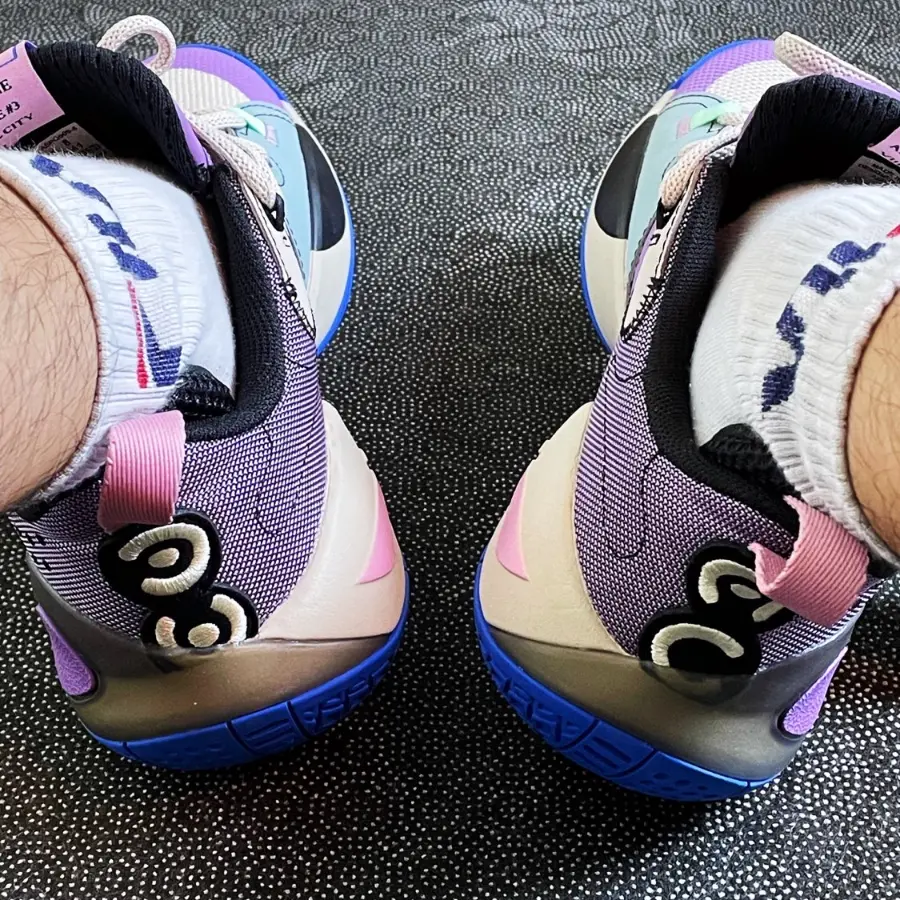 Giày LiNing Wade All City 8 'Soft Purple Rainy Grey' ABPQ005-5 - Ảnh 4