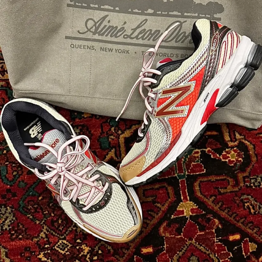 Giày New Balance Aimé Leon Dore x 860v2 'Red' ML860AD2 - Ảnh 3