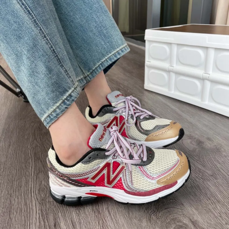 Giày New Balance Aimé Leon Dore x 860v2 'Red' ML860AD2 - Ảnh 2