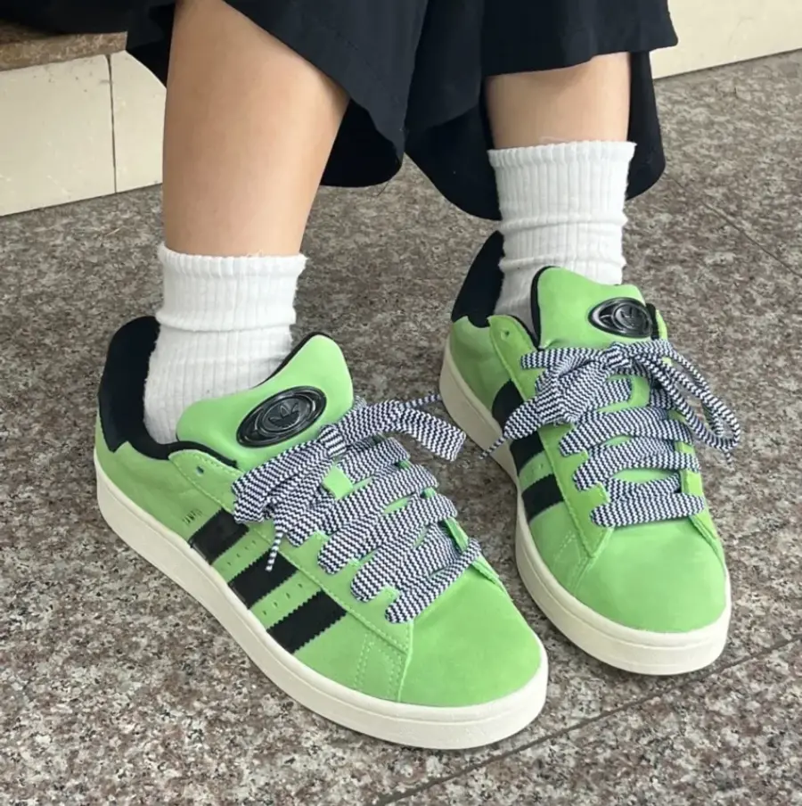 Giày Adidas Campus 00s 'Solar Green Black' HQ4409 - Ảnh 3
