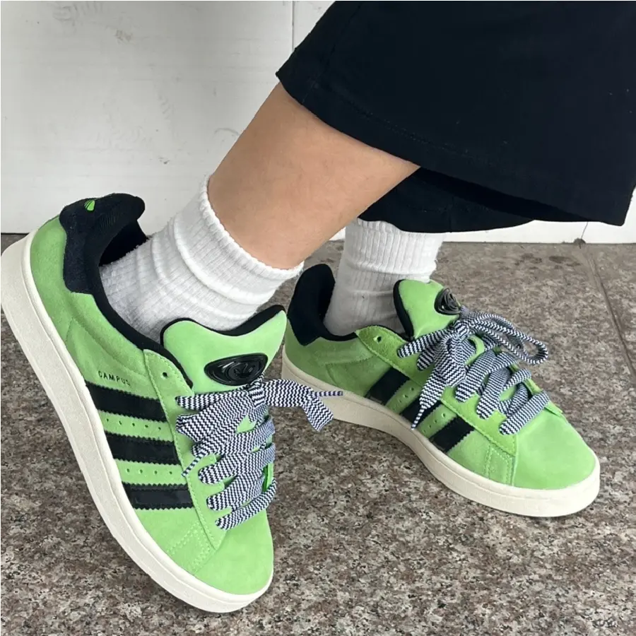 Giày Adidas Campus 00s 'Solar Green Black' HQ4409 - Ảnh 4