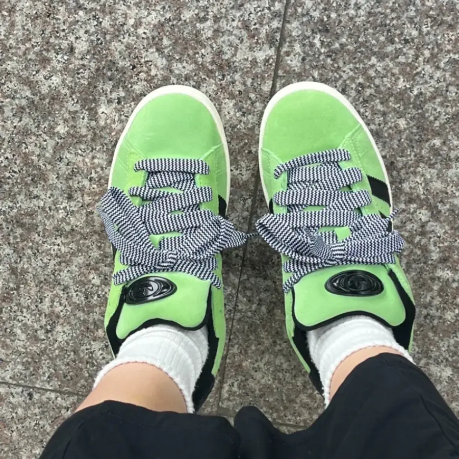Giày Adidas Campus 00s 'Solar Green Black' HQ4409 - Ảnh 5
