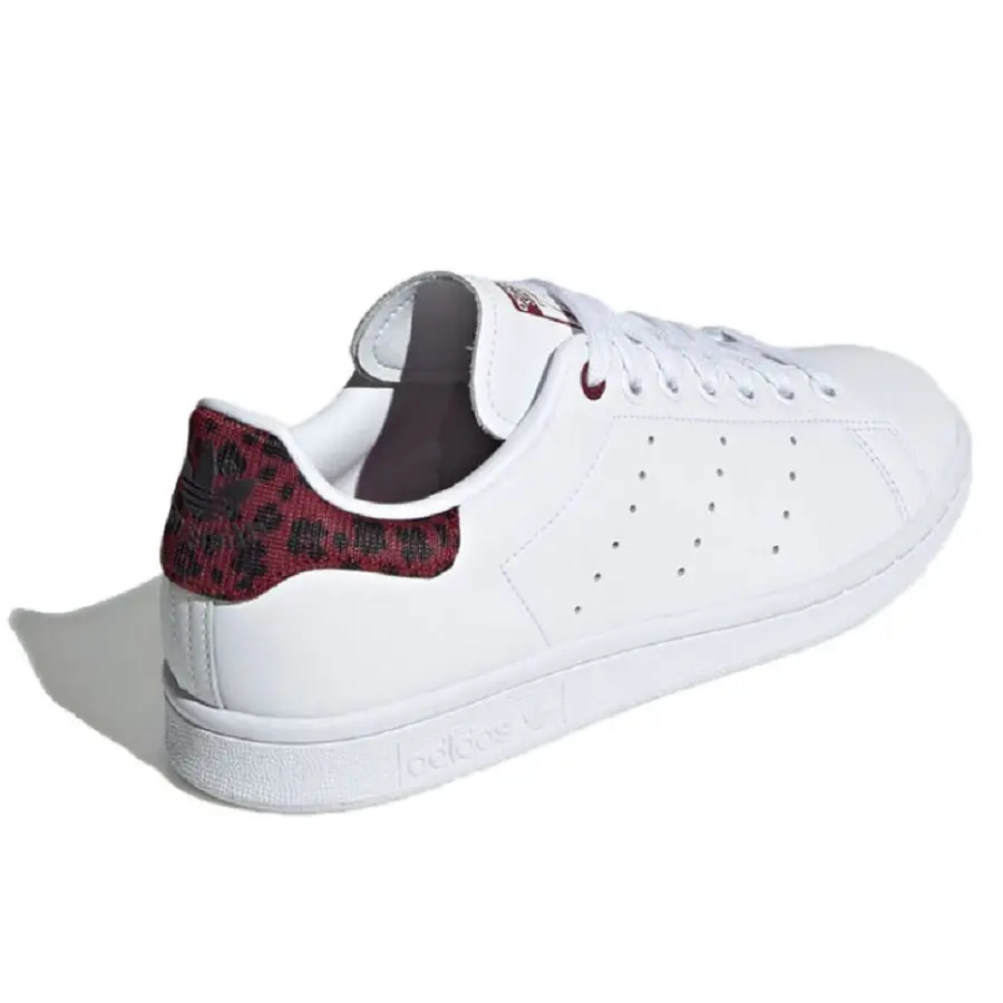 Alternative view of Giày Adidas Stan Smith 'White Collegiate Burgundy' EE4896