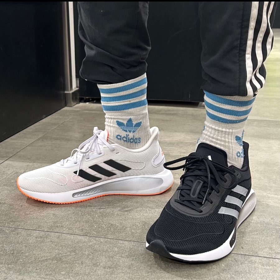 Giày Adidas Galaxar Run 'Black Solar Red' FW1187 - Ảnh 3