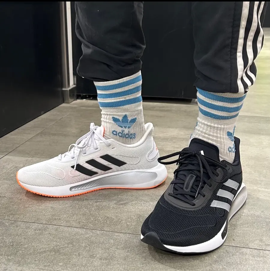 Giày Adidas Galaxar Run 'Black Solar Red' FW1187 - Ảnh 3