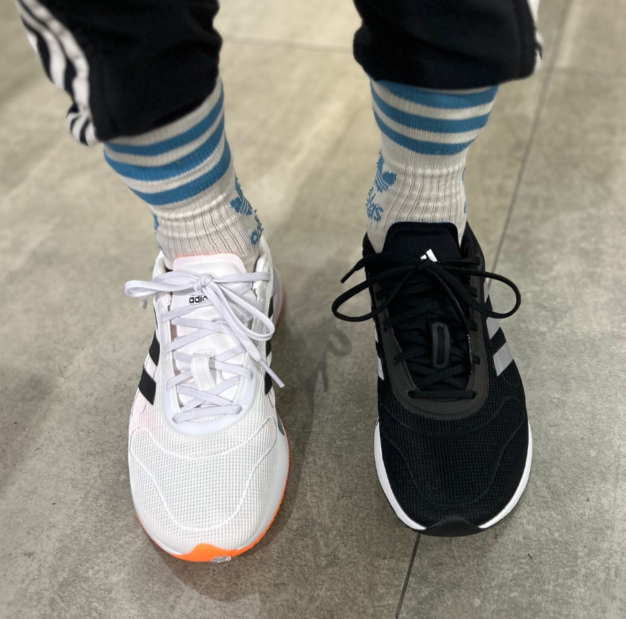 Giày Adidas Galaxar Run 'Black Solar Red' FW1187 - Ảnh 4