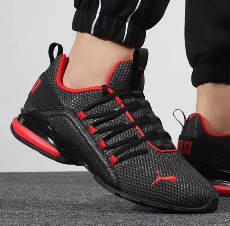 Alternative view of Giày Puma Axelion LS 'Black High Risk Red' 194384-01