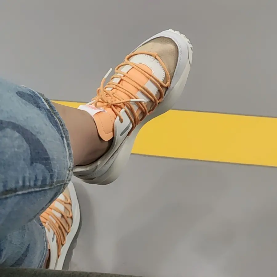 Giày Puma Lace Rider T 'White Orange' 382329-01 - Ảnh 5