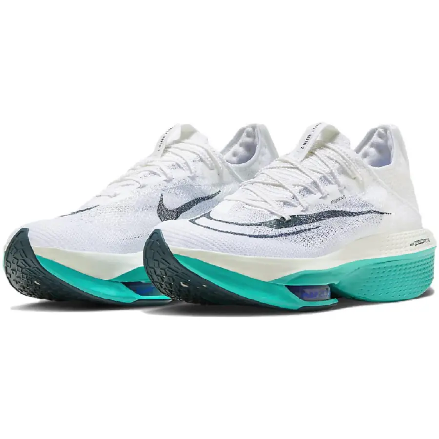 Alternative view of Giày Nike Air Zoom Alphafly NEXT% 2 'White Green' DN3555-100