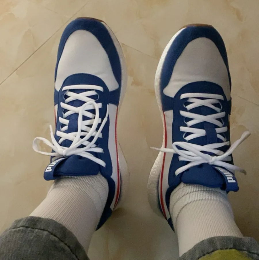 Giày Puma Nrgy Neko Retro 'White Blue Red' 192509-09 - Ảnh 4