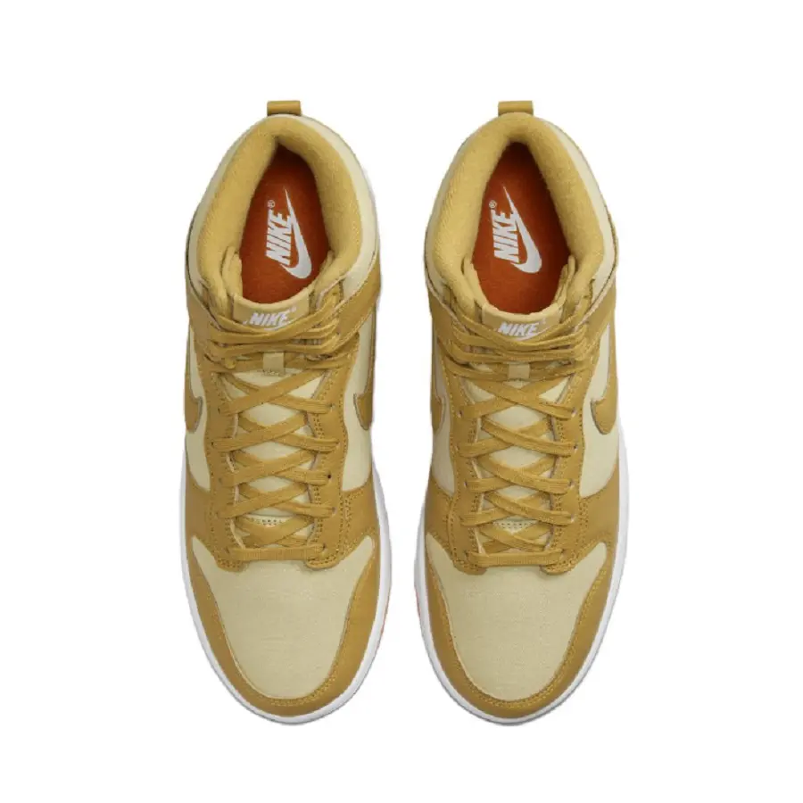 Giày Nike Dunk High 'Gold Canvas' DV7215-700 - Ảnh 4
