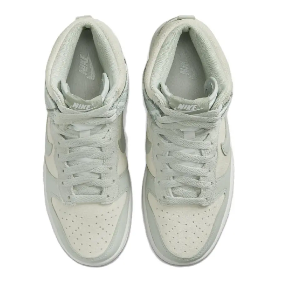 Giày Nike Dunk High SE Tartan Plaid 'White Light Green' DV1724-100 - Ảnh 4