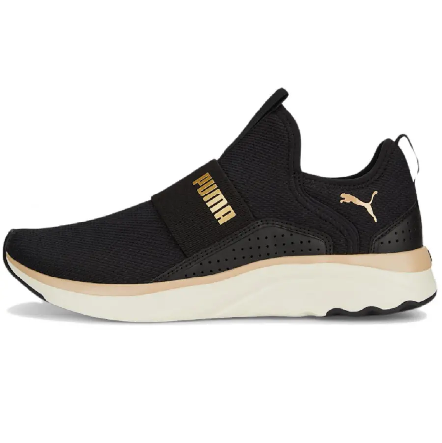 Alternative view of Giày Puma Softride Sophia Slip-On Wns 'Black Gold' 195161-14
