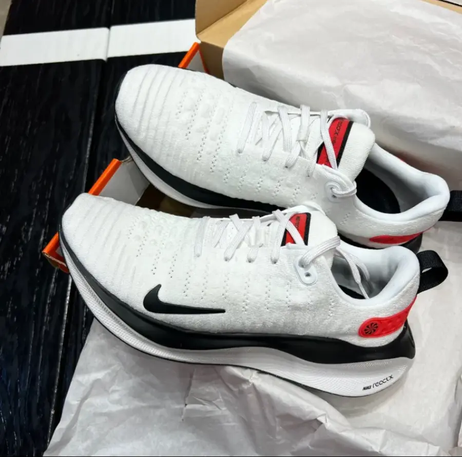Giày Nike ReactX Infinity 4 'White Black Light Crimson' DR2665-100 - Ảnh 5