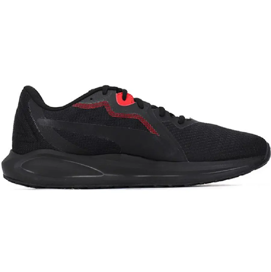 Giày Puma Twitch Runner 'Black High Risk Red' 376289-02