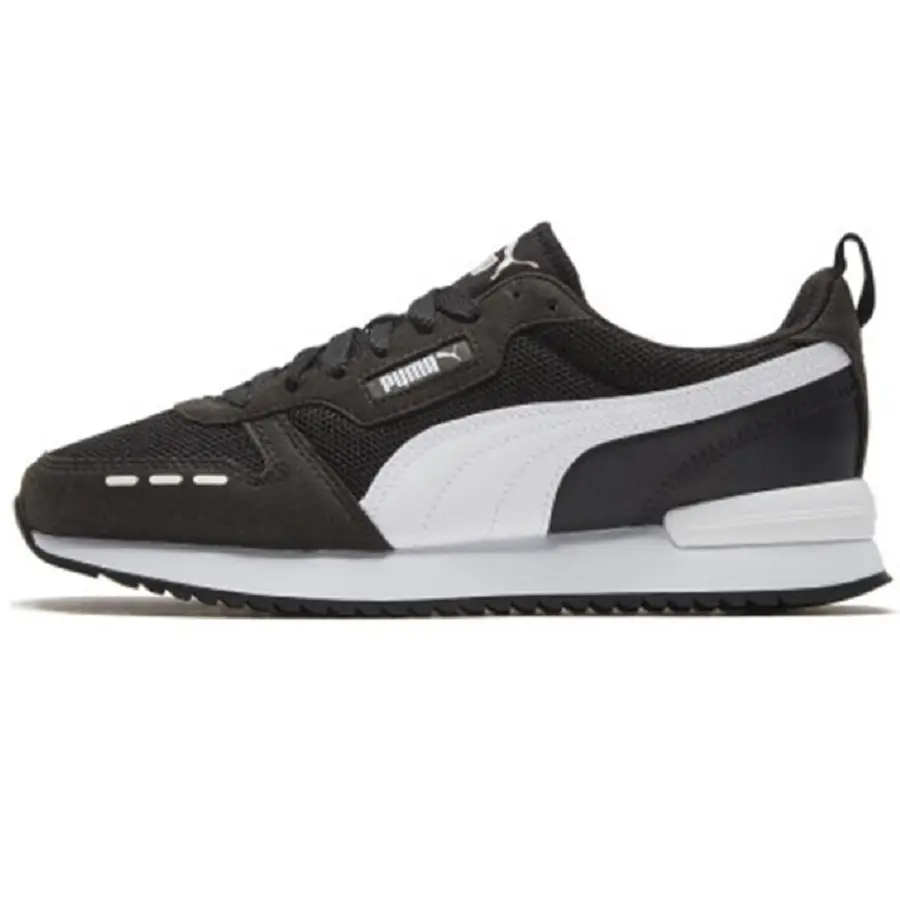 Alternative view of Giày Puma R78 Lace Up Mens 'Black' 373117-01
