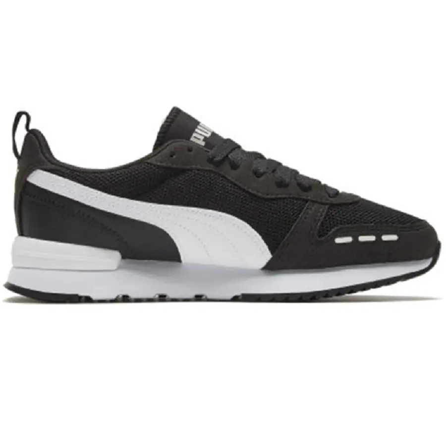 Giày Puma R78 Lace Up Mens 'Black' 373117-01