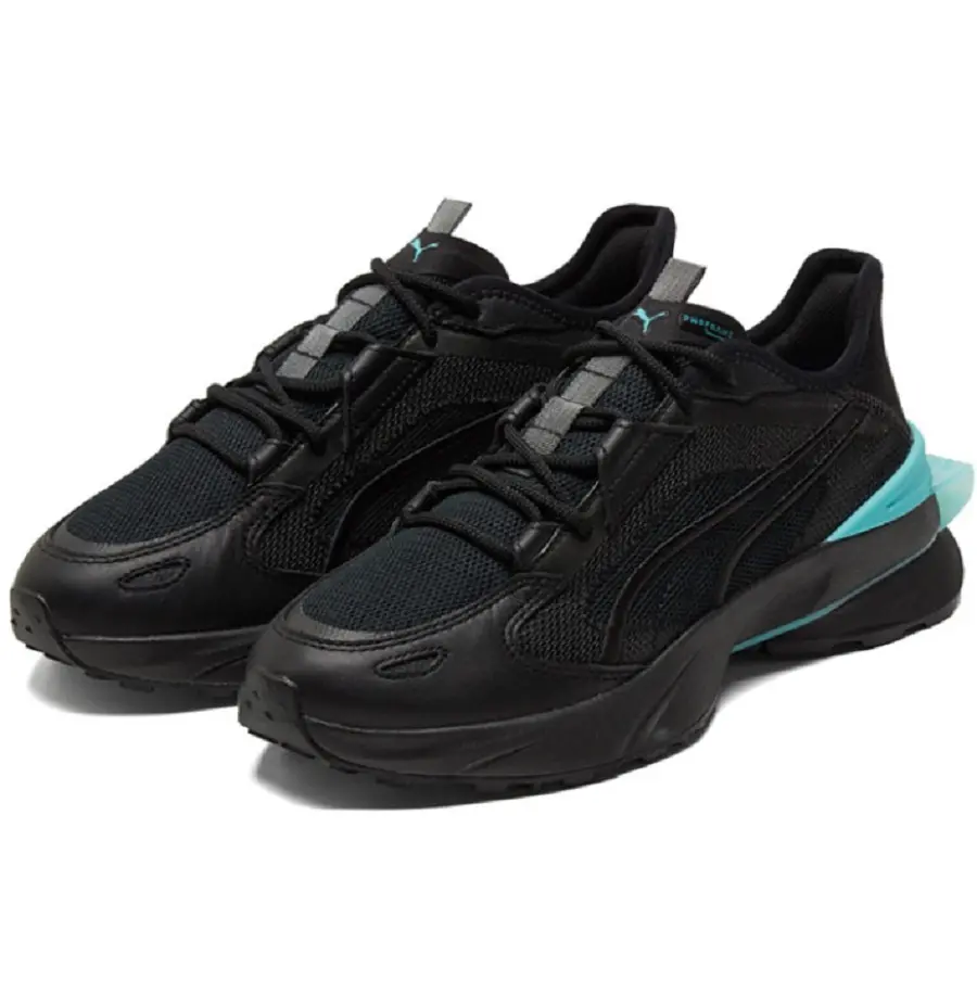 Alternative view of Giày Puma PWRFrame OP-1 Equinox 'Black Elektro Aqua' 380698-02