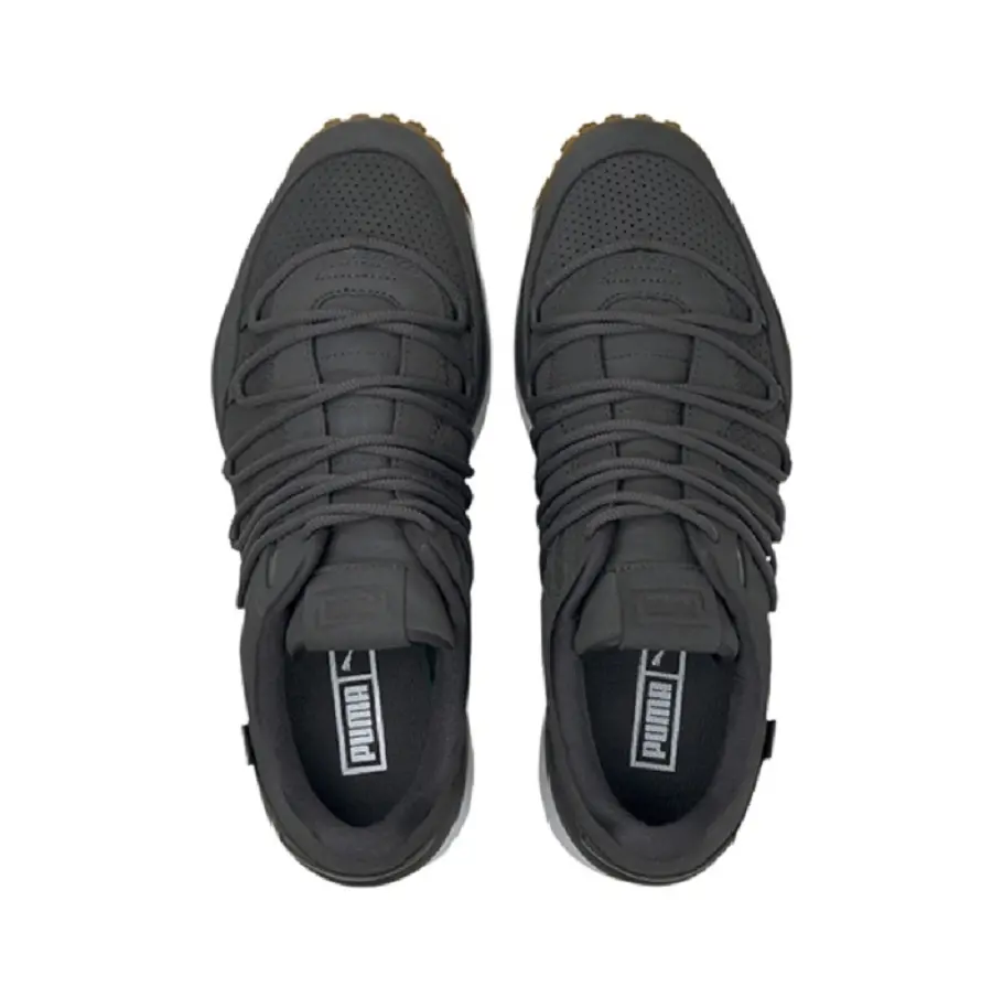 Alternative view of Giày Puma lace rider prm 'grey white' 375956-01