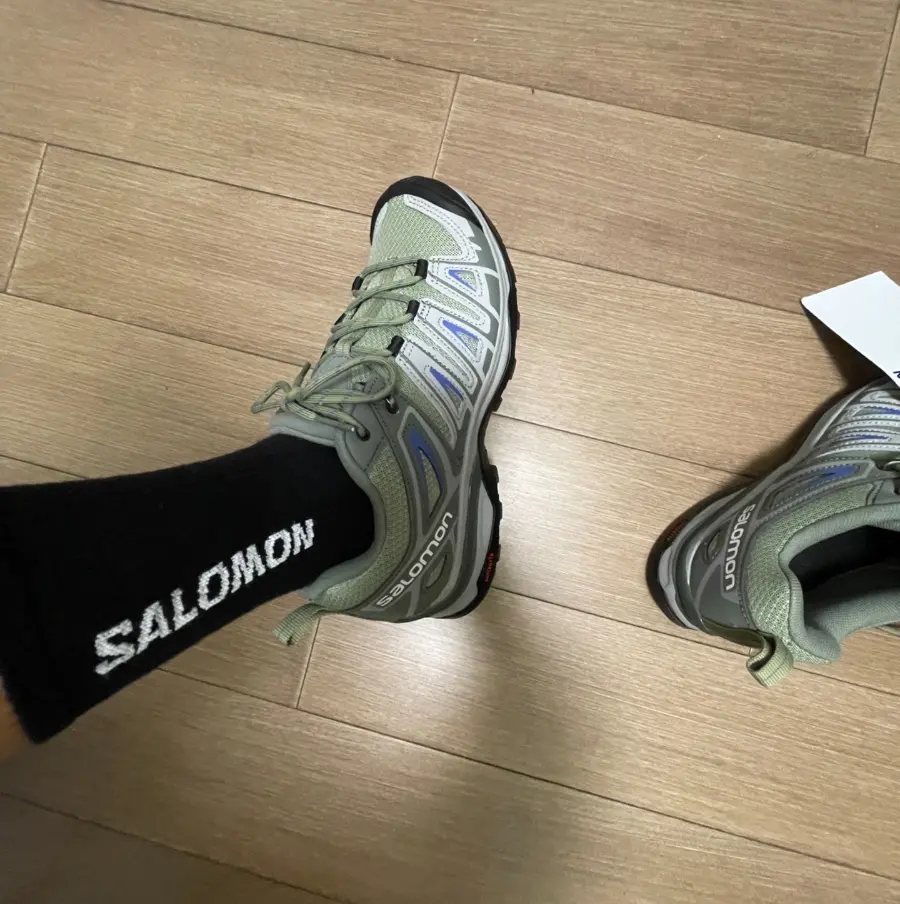 Giày Salomon 'Gray Green' 416701 - Ảnh 3
