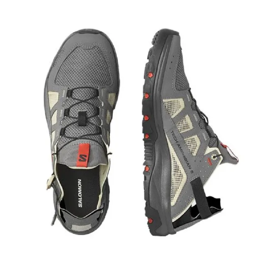 Giày Salomon Techamphibian 5 'Gray'471149 - Ảnh 2