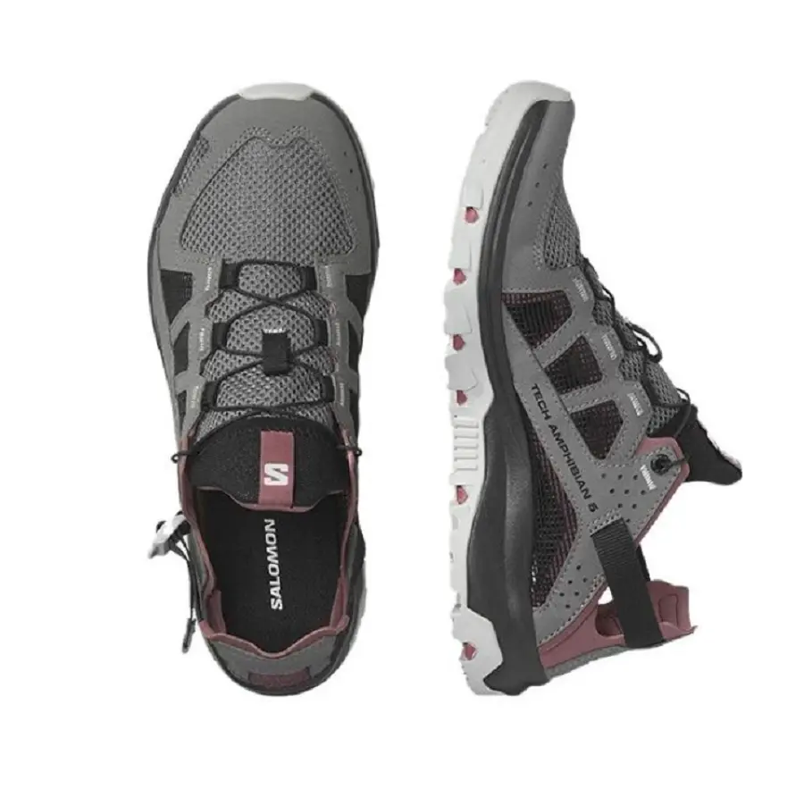 Giày Salomon Techamphibian 5 'Black' 472070 - Ảnh 3