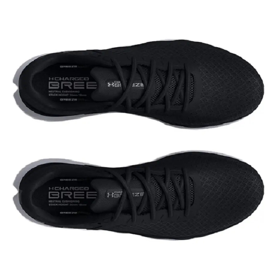 Giày Under Armour Charged Breeze 'Black' 3025129-001 - Ảnh 4