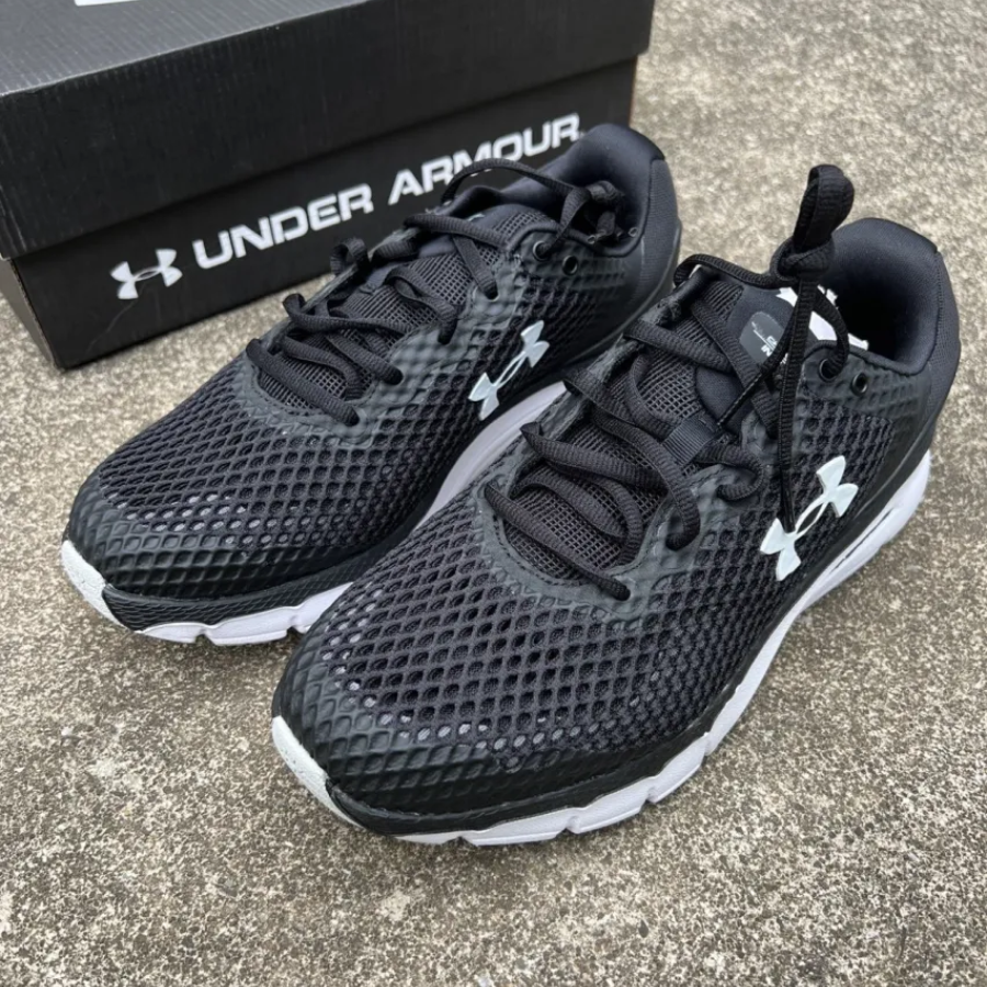 Giày Under Armour Charged Intake 5 'Black White' 3023549-001 - Ảnh 3
