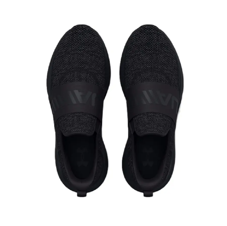 Alternative view of Giày Under Armour Surge 3 Slip 'Triple Black' 3026506-002