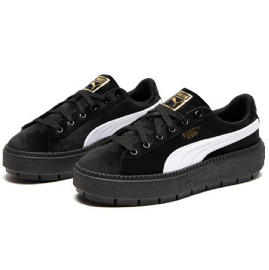 Giày Puma Platform Trace V 'Black&White' 372613-01 - Ảnh 3