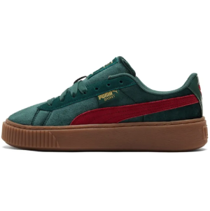 Alternative view of Giày Puma Platform Velvet 'Green Red Gum' 373935-03