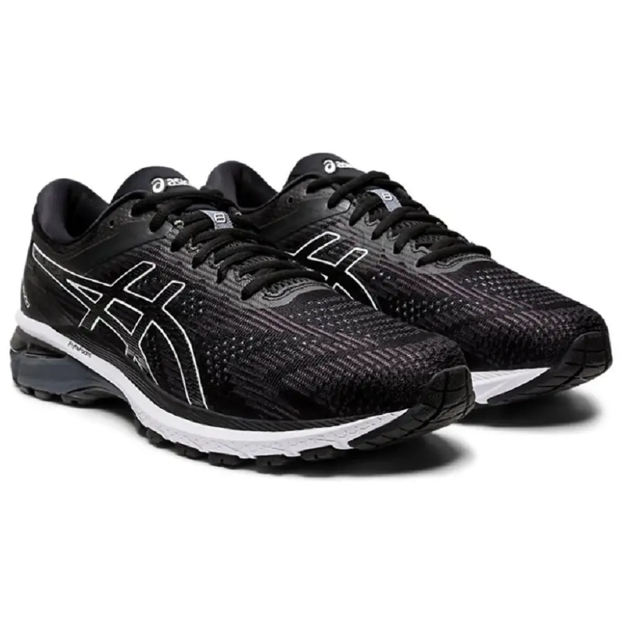 Alternative view of Giày Asics GT 2000 8 Wide 'Black White' - 1011A691-002