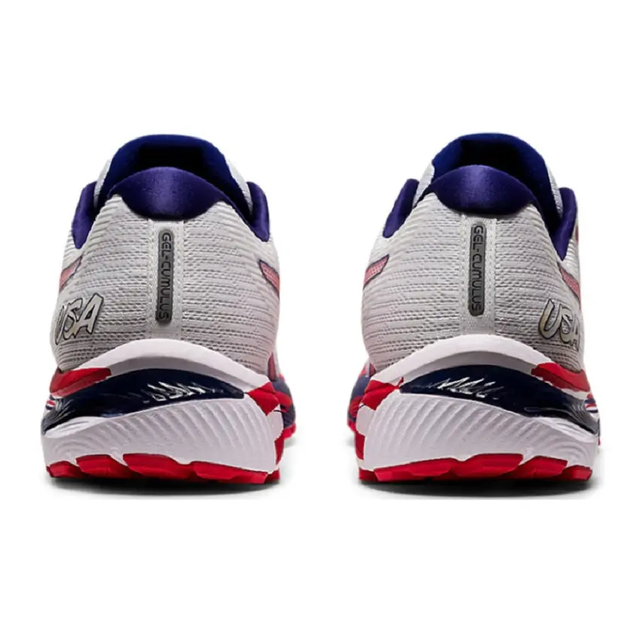 Giày Asics Gel Cumulus 22 'White Red Blue' 1011B107-100 - Ảnh 4