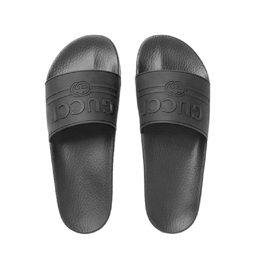 Dép Gucci Logo Rubber Slide 'Black' 522887-JCZ00-1031 - Ảnh 5